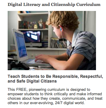 Digital Literacy and Citizenship Curriculum